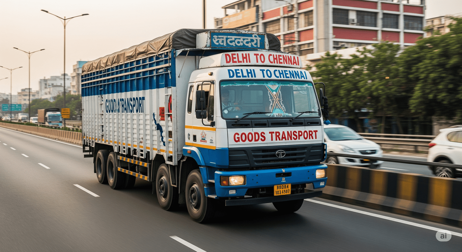 delhi to chennai goods transport