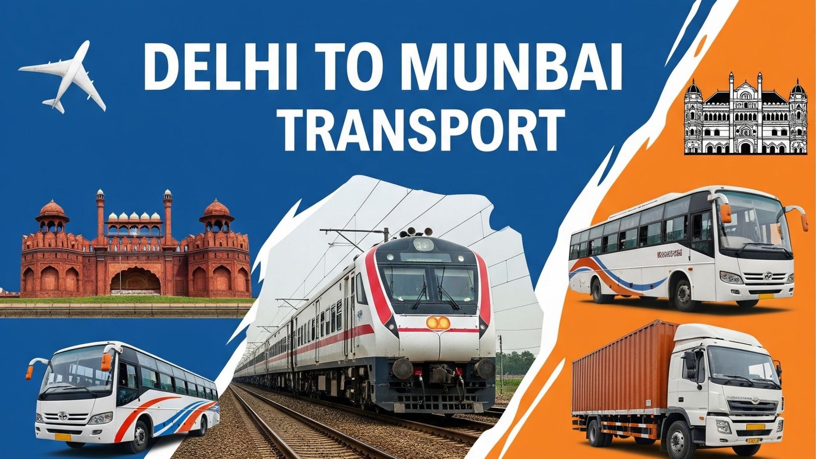 Delhi to Mumbai Transport Service – Fast, Reliable, and Cost-Effective Logistics Solution