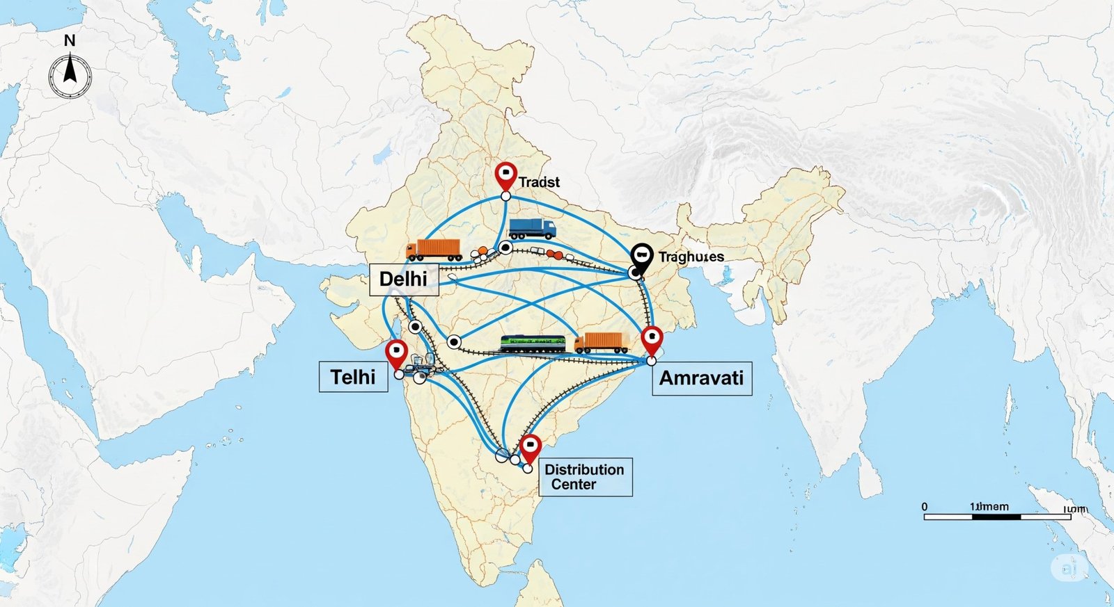 Delhi to Amravati Logistics Service – Reliable, Fast & Cost-Effective Transport Solutions