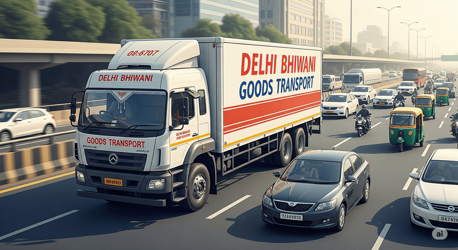 Delhi to Bhiwani Goods Transport: Best Services & Rates (2025)