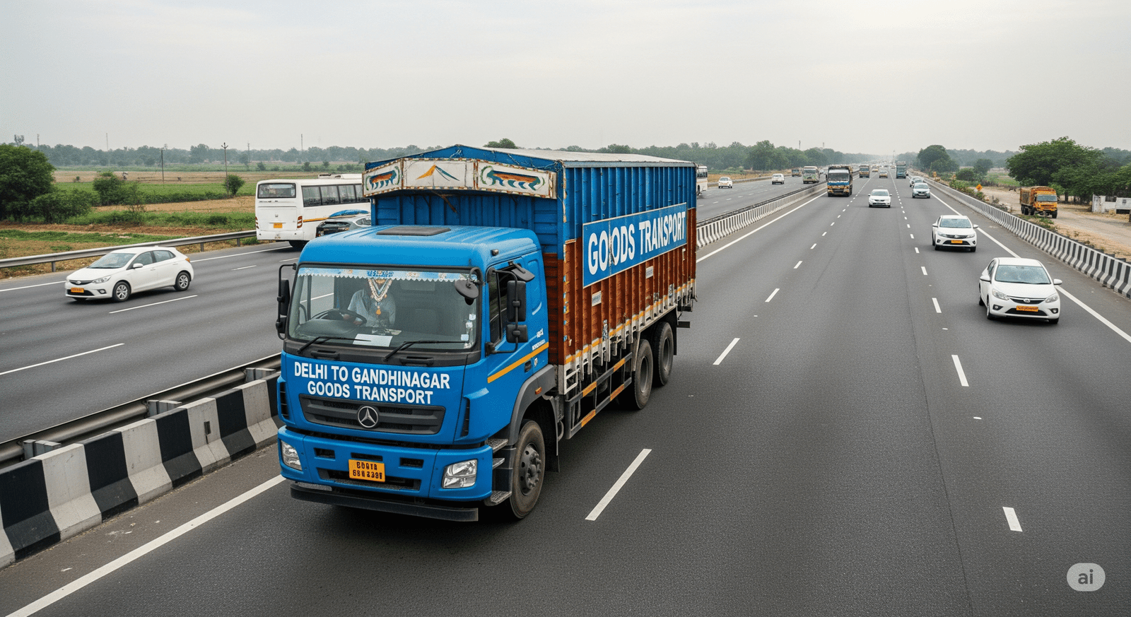 Delhi to Gandhinagar Goods Transport Services: Best Options Compared (2025)