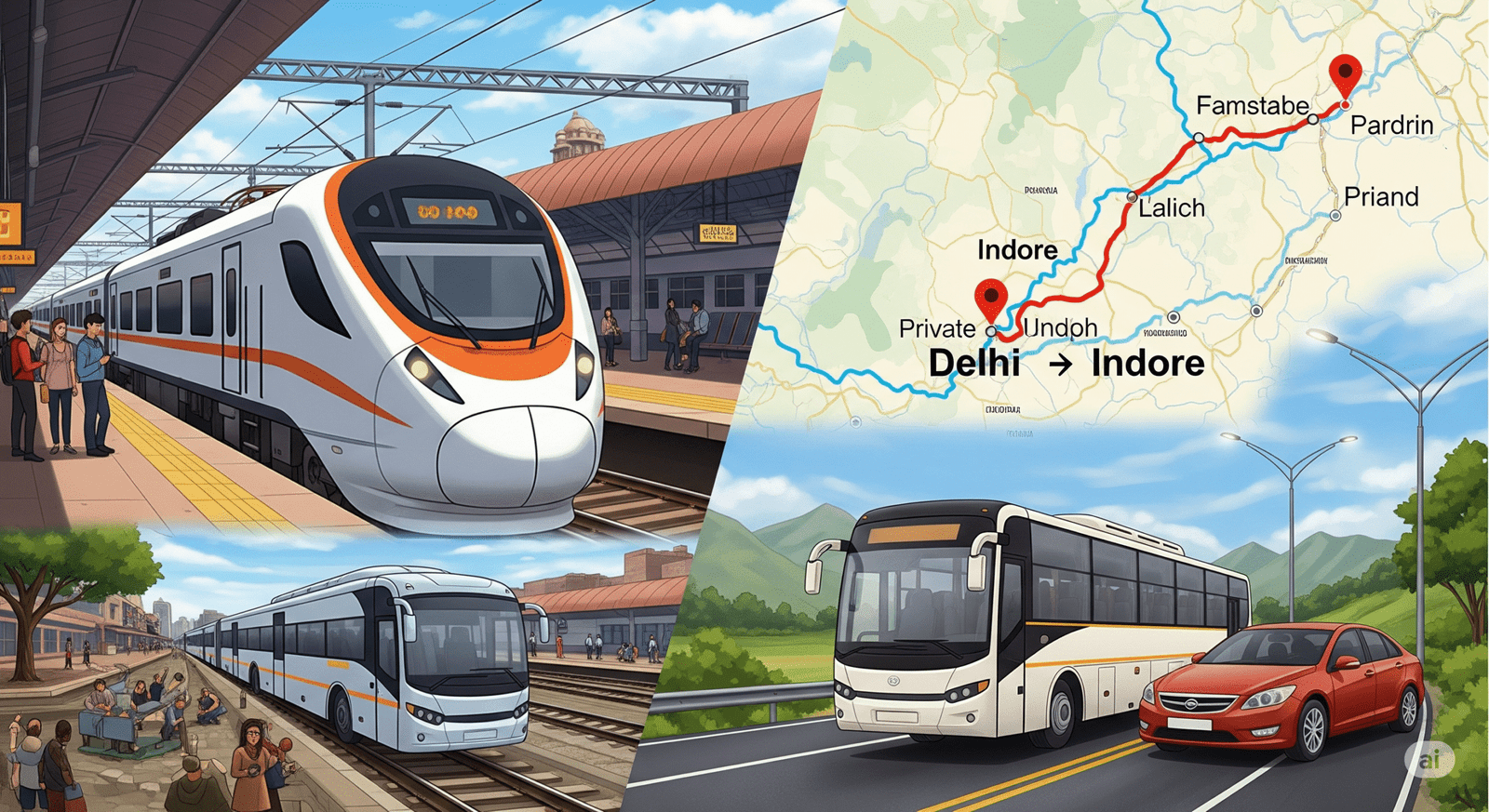 Delhi to Indore Transport: Complete Guide for Cargo & Passenger Services