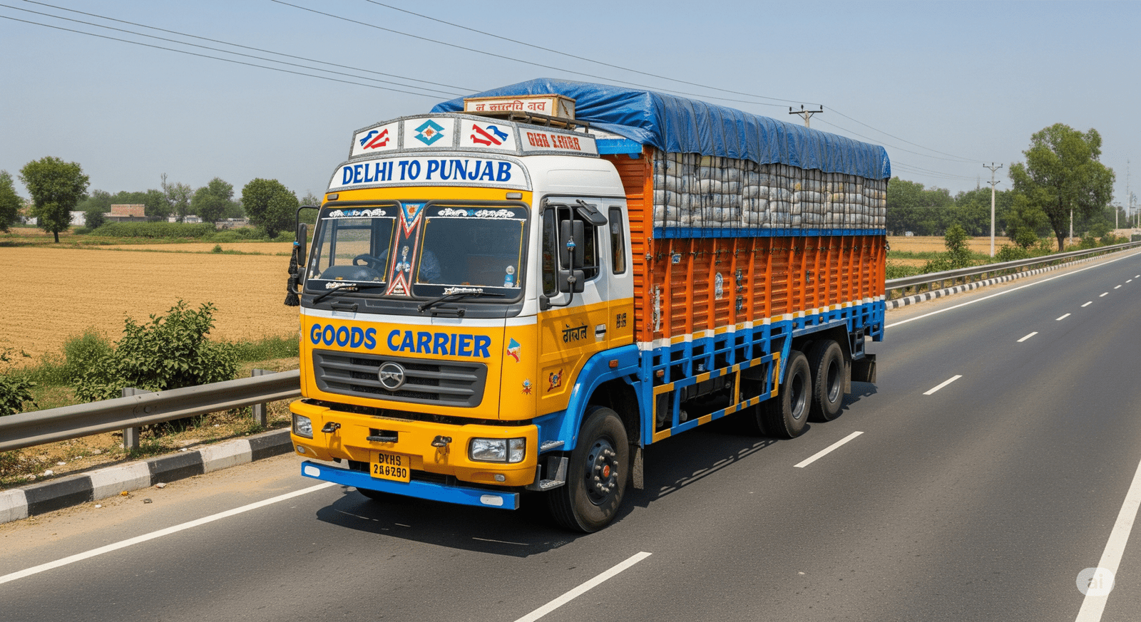 Delhi to Punjab Goods Carrier Transport: The Complete Logistics Guide (2025)