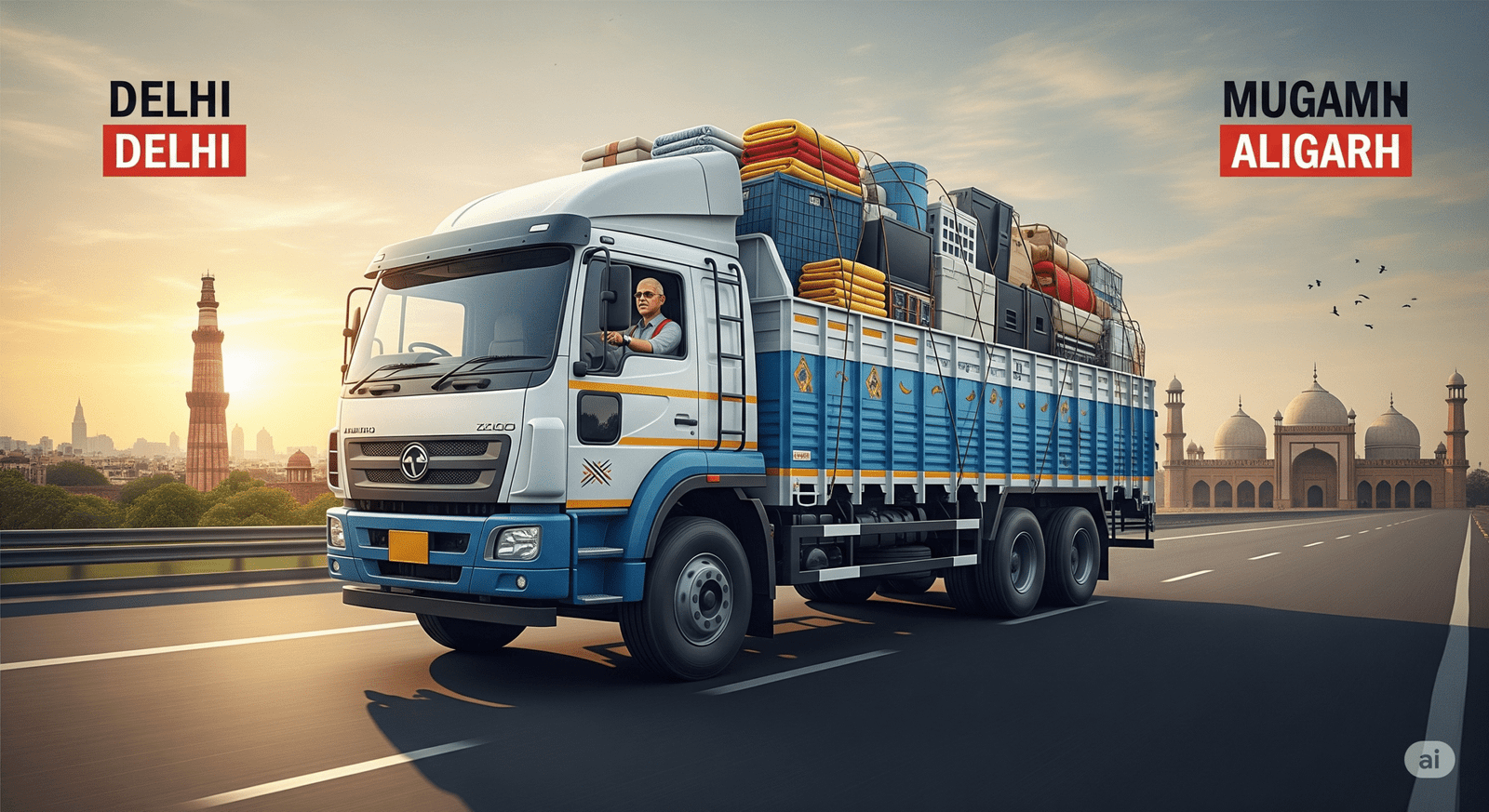 Delhi to Aligarh Goods Transport Services (Complete Logistics Guide (2025)