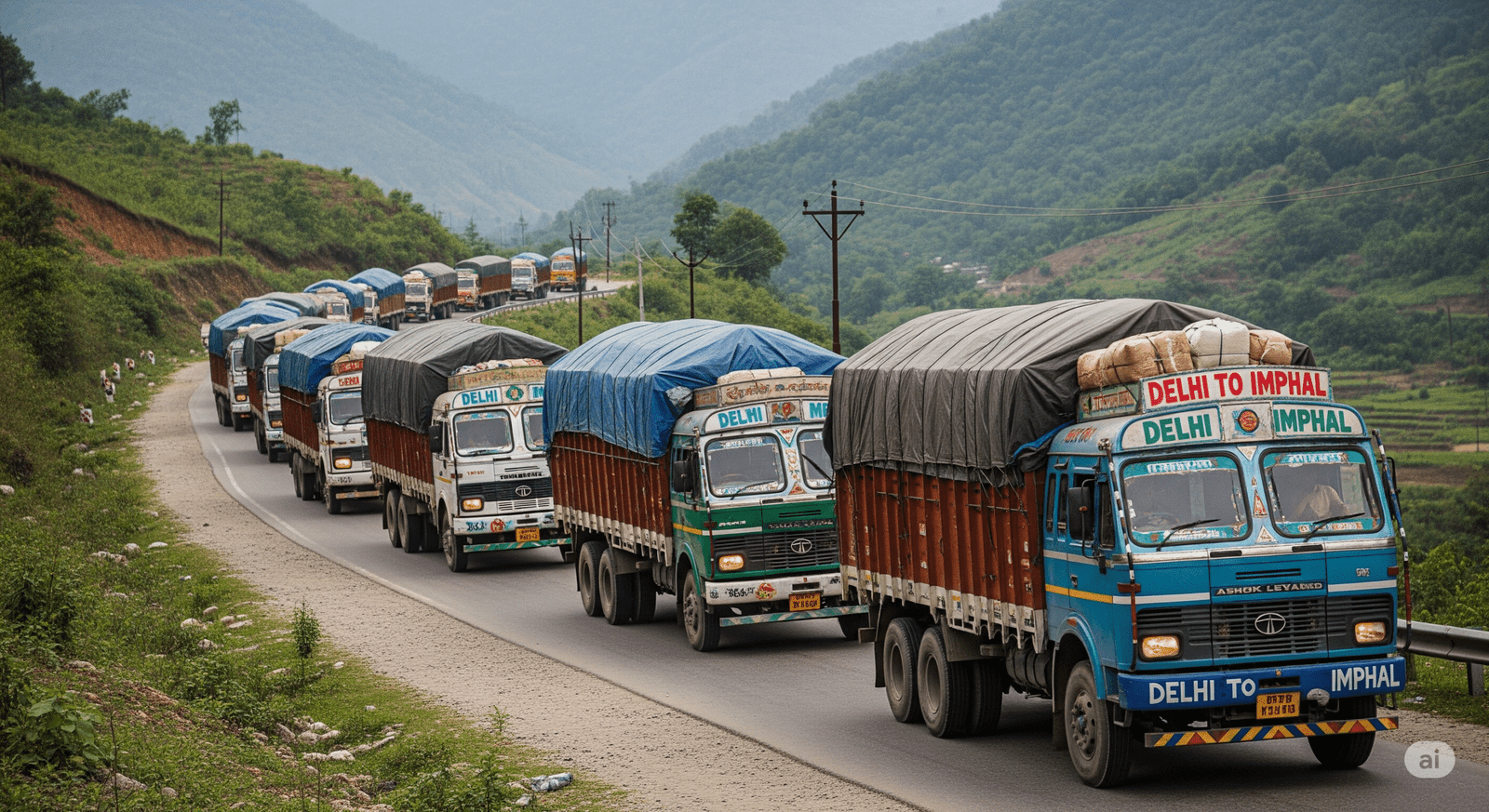 Delhi to Imphal Goods Transport: Complete Logistics Guide (2025)