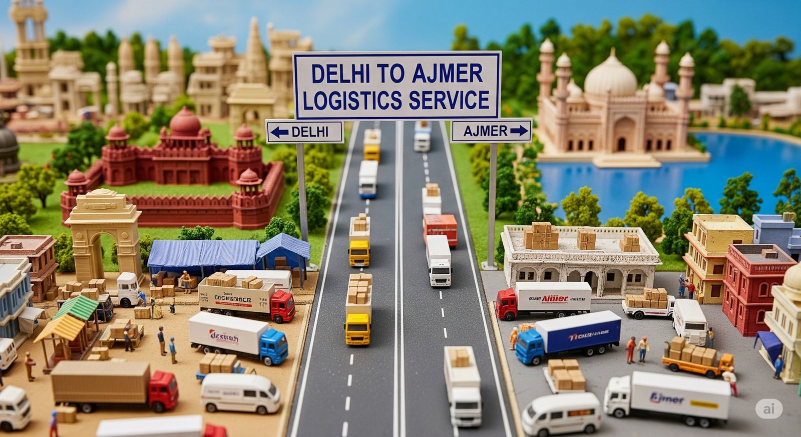 Delhi to Ajmer Logistics Service