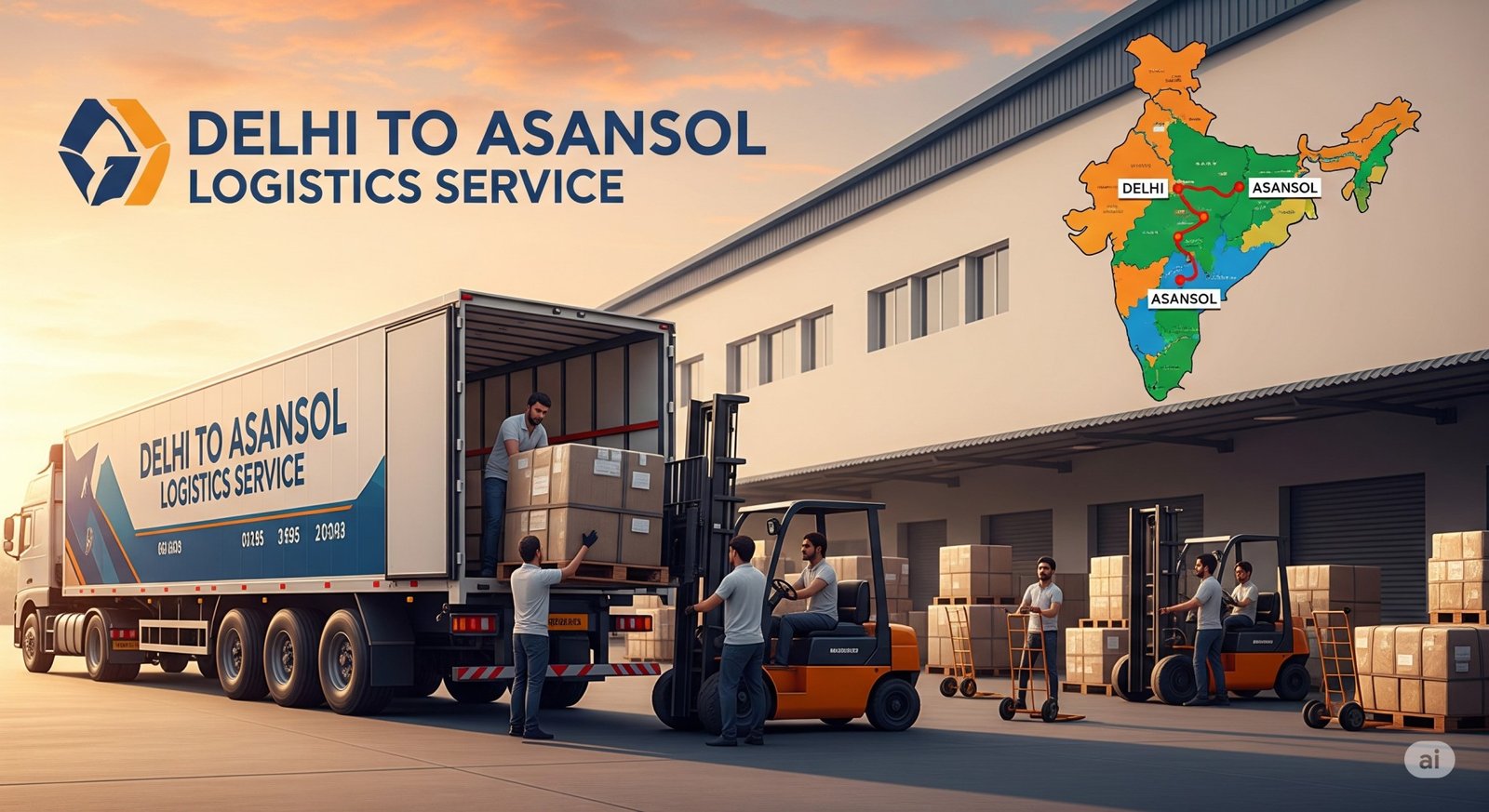 Delhi to Asansol Logistics Service