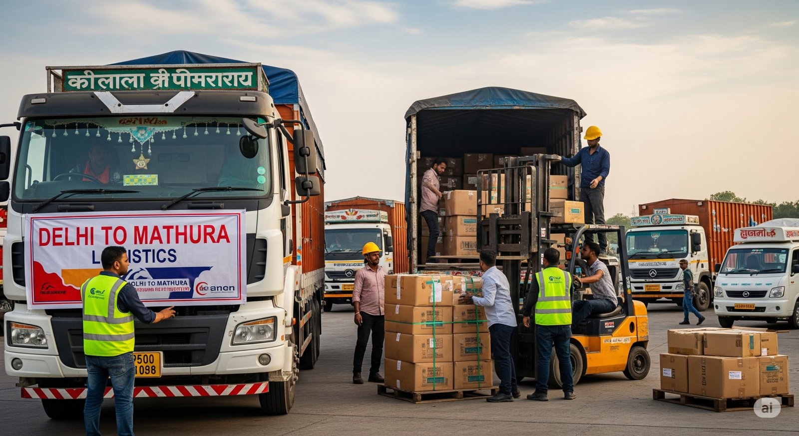 Delhi to Mathura Logistics Service