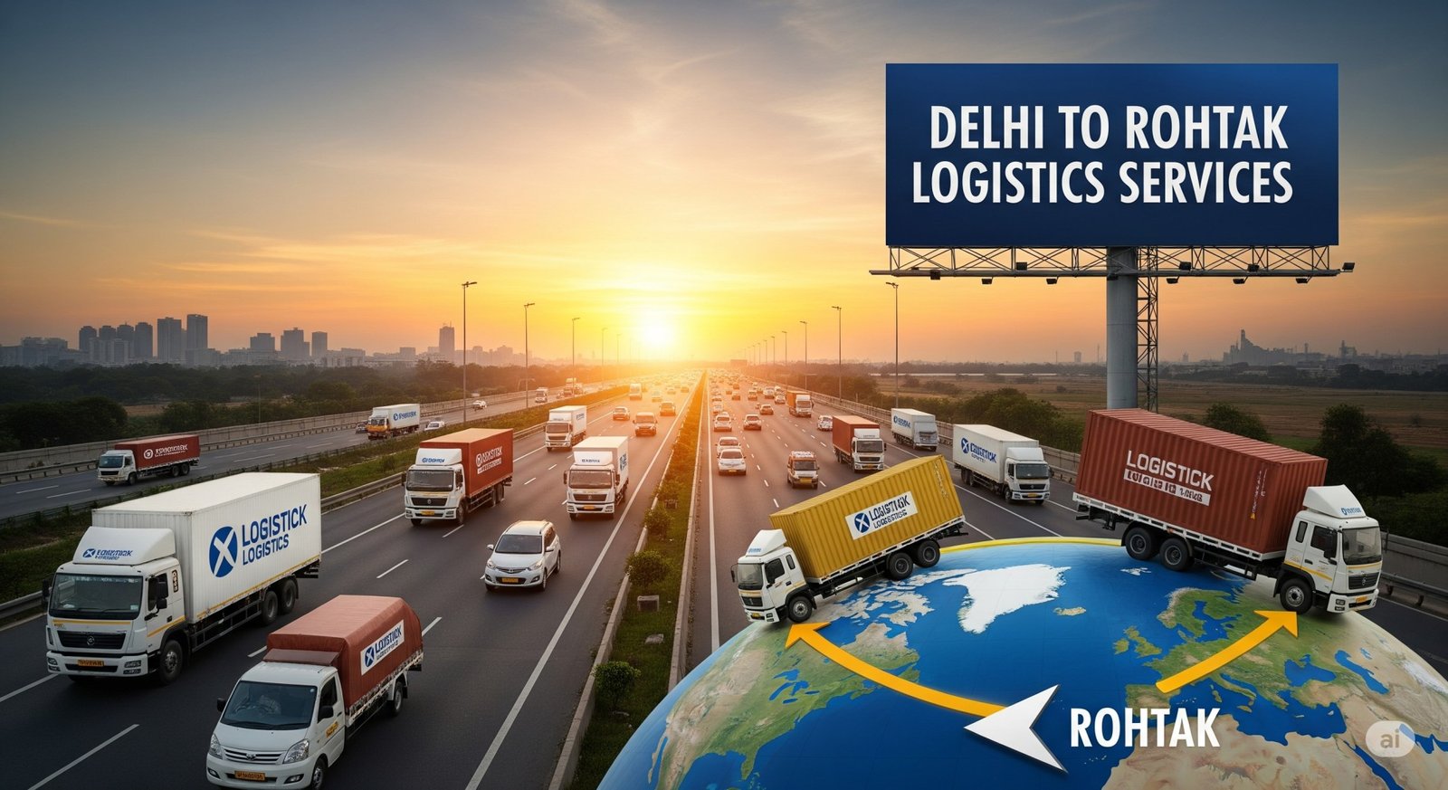 Delhi to Rohtak Logistics Services