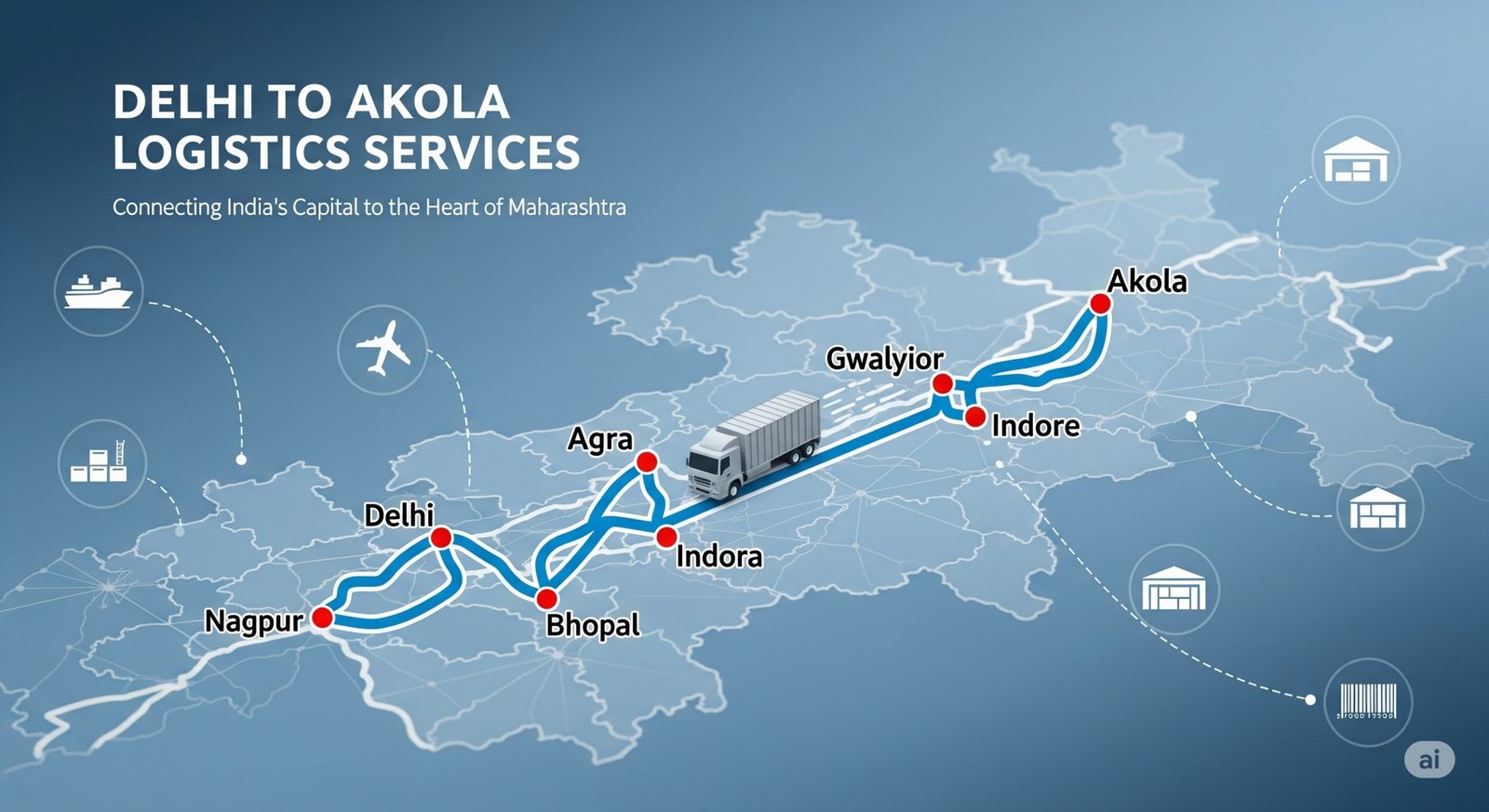 Delhi to Akola Logistics Services: Fast, Safe & Affordable Cargo Solutions