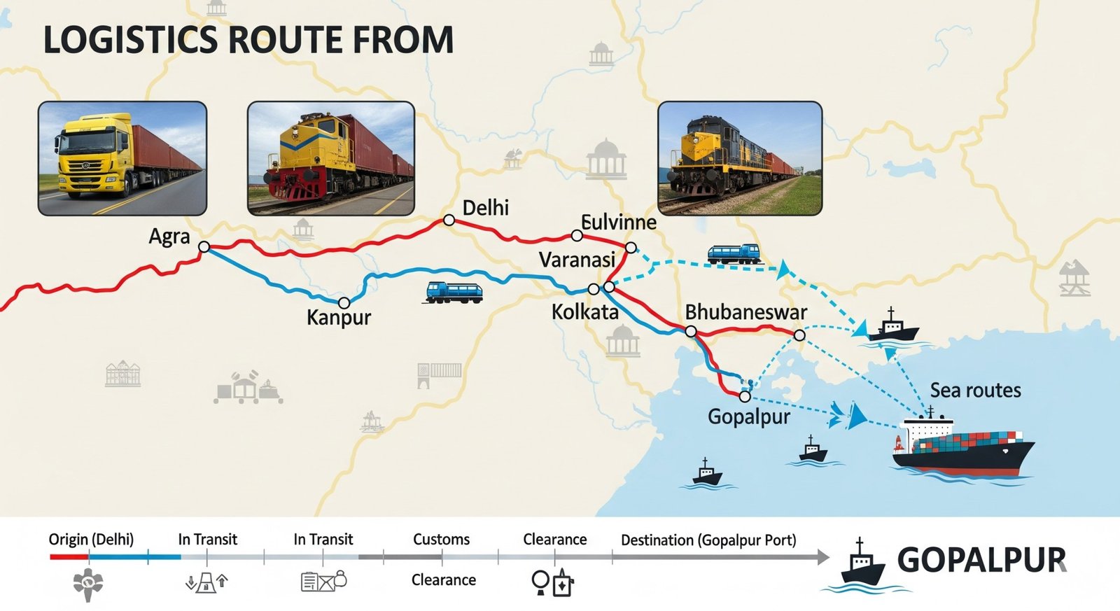 Delhi to Gopalpur Logistics Services