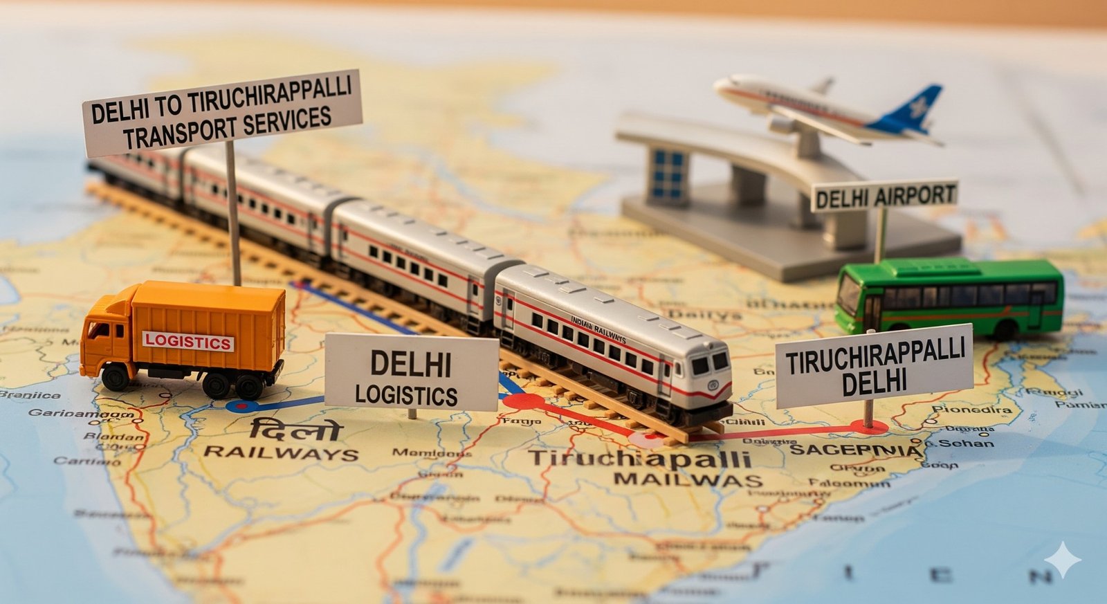 Delhi to Tiruchirappalli Transport Services