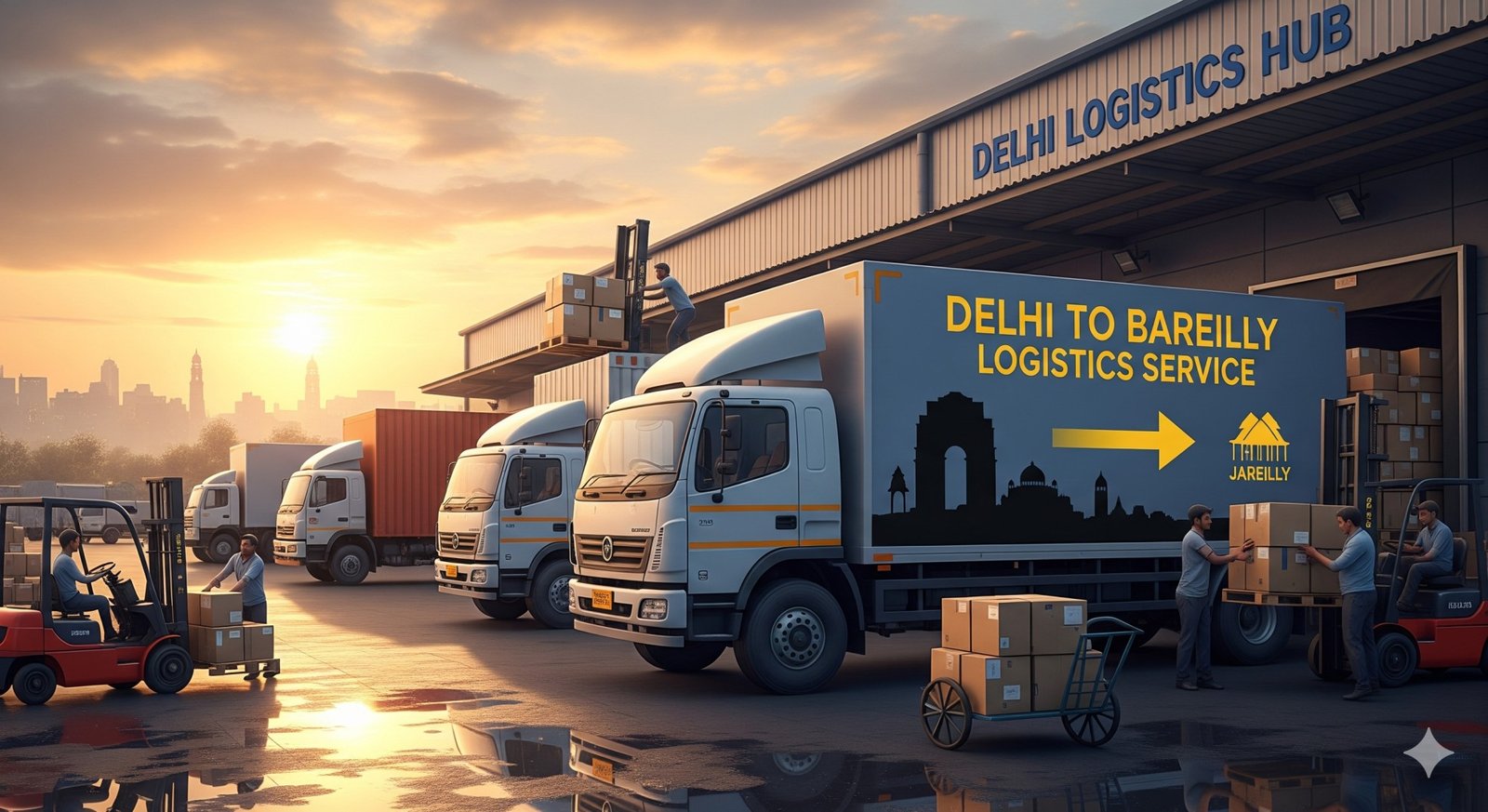 Delhi to Bareilly Logistics Service Safe, Fast and Affordable Goods Transport