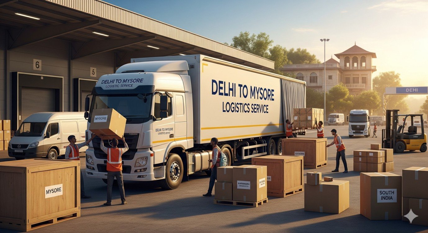 Delhi to Mysore Logistics Service